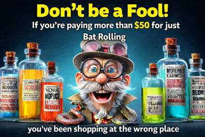 Heated Bat Rolling Service Heated bat rolling service for baseball and softball bats